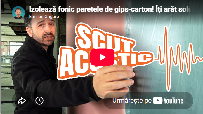 Link video youtube Emilian Grigore montaj sistem izolatie fonica